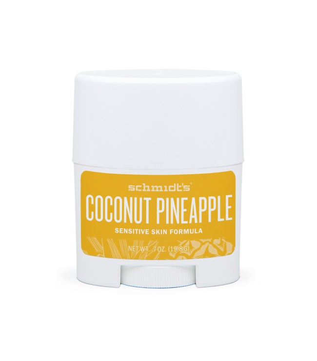 Schmidt's Naturals Sensitive Skin Deodorant Stick - Travel Size: Coconut Pineapple