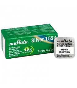 Murata/Sony 386/301 batteries for quartz watches with silver oxides 1.55 volts