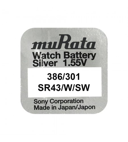 Murata/Sony 386/301 batteries for q ...