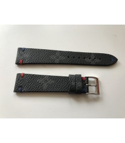 Нова кожена каишка Louis Vuitton, платкан, 20/16 мм