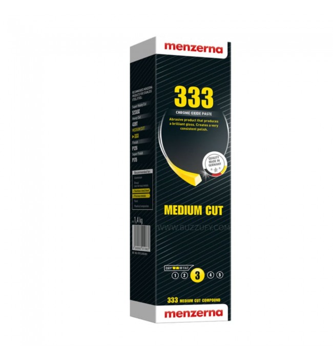Menzerna 333 abrasive chromium oxide compound, green, 1.4 kg