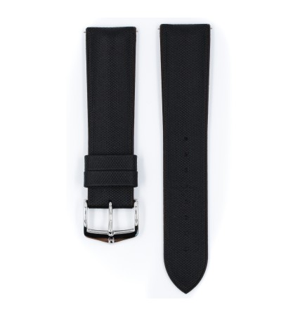 Hirsch Arne Black Calf Watch Strap 20mm 0921094050-2-20