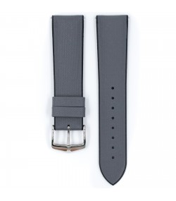 Hirsch Arne Grey/Silver Watch Strap 20mm 0925094030-2-20