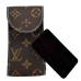 Кожен калъф за часовник Louis Vuitton с синя нишка