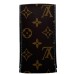 Кожен калъф за часовник Louis Vuitton с синя нишка