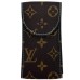 Кожен калъф за часовник Louis Vuitton с синя нишка