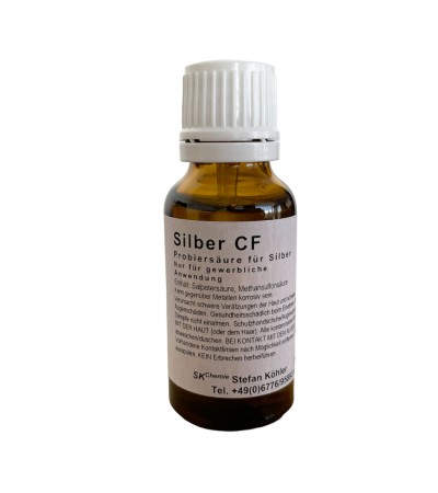 Test acid for silver (chromate free) 20 ml