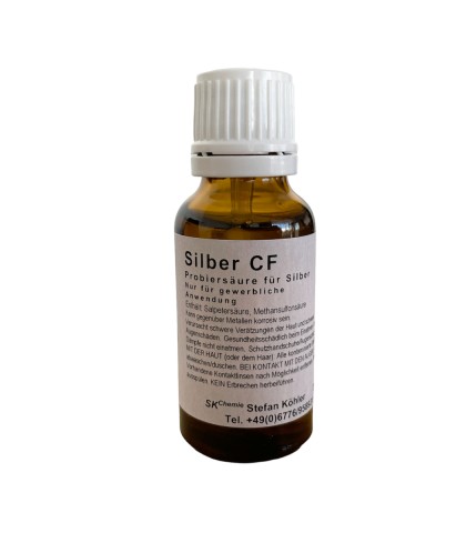Test acid for silver (chromate free) 20 ml