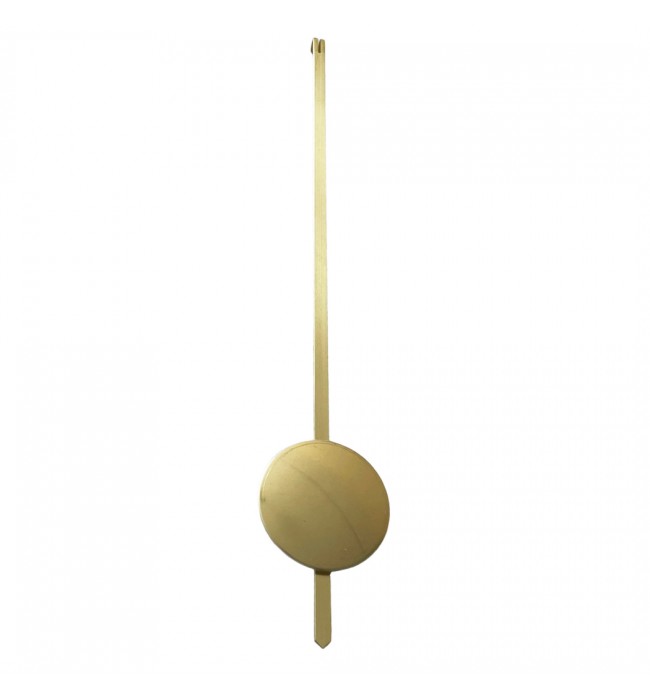 Universal brass pendulum 70 mm for quartz clocks 600 mm