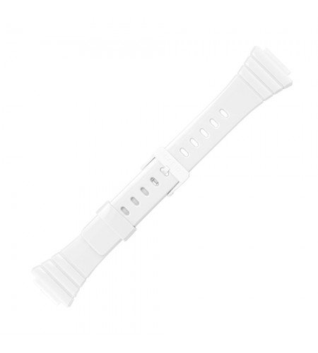 Casio plastic white watch strap 104 ...