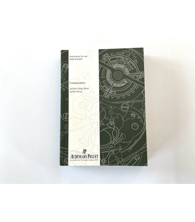 Audemars Piguet 3126/3840 booklet instruction for use