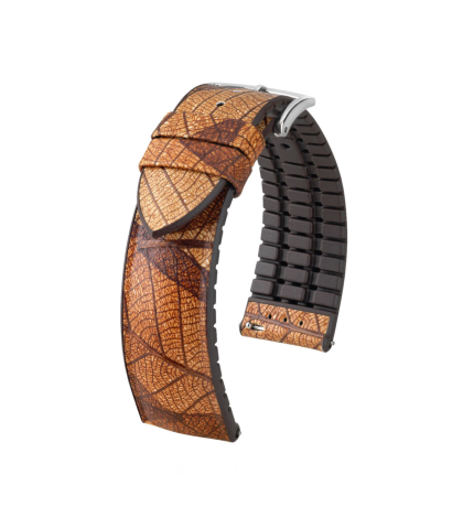 Hirsch Leaf brown watch strap 20 mm 0921046010-2-20