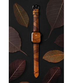 Hirsch Leaf brown watch strap 20 mm 0921046010-2-20