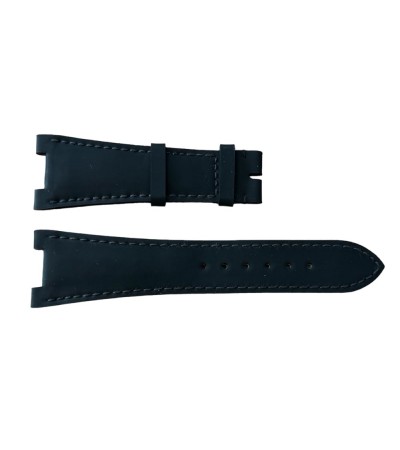 New Black Leather Strap for Patek Philippe Watches (25 x 12 mm)