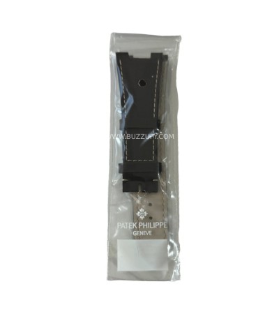 New Brown Leather Strap for Patek Philippe Watches (25 x 12 mm)