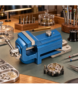 Boley watchmaker bench vice with quick-release