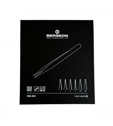 Bergeon 7026-AC6 set of 6 steel pre ...