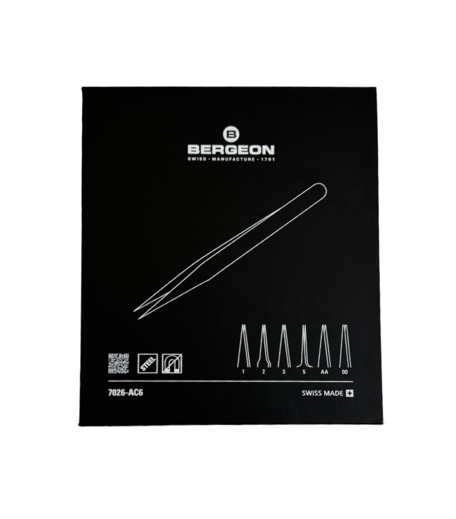 Комплект прецизни антимагнитни пинсети Bergeon 7026-AC6 (6 броя)