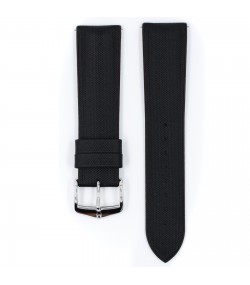  Hirsch Arne Черен Ел Фър Black Watch Strap 18 mm 0921094050-2-18