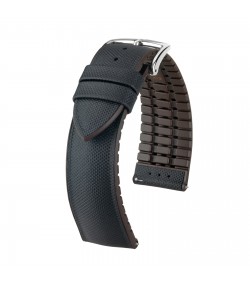  Hirsch Arne Черен Ел Фър Black Watch Strap 18 mm 0921094050-2-18