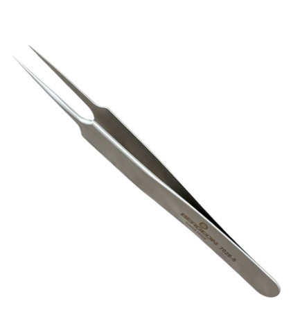 Bergeon 7026-5 precision tweezers in steel for watchmaker's and jewellers, length 110 mm
