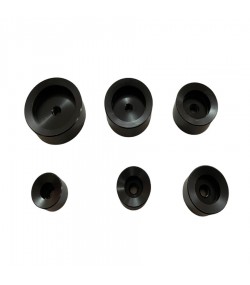 Bergeon 6527-6CP glass fitting dies for domed mineral watch glasses Ø19-40mm