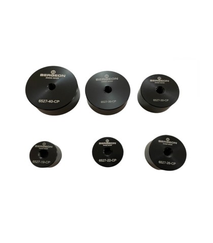 Bergeon 6527-6CP glass fitting dies for domed mineral watch glasses Γ19-40mm