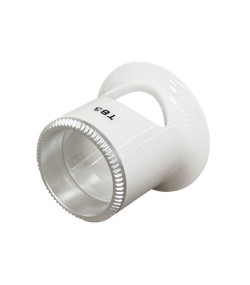 Bergeon 2611-TB-3 loupe, white, biconvex, ventilation port, magnification x3.3