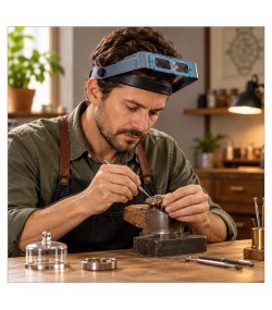 Optivisor DA-2 1.5x Head Band Handsfree Magnifier Visor