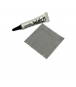 PolyWatch Acrylic Crystal Polish Set with Wiping Cloths