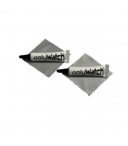 PolyWatch Acrylic Crystal Polish Set with Wiping Cloths