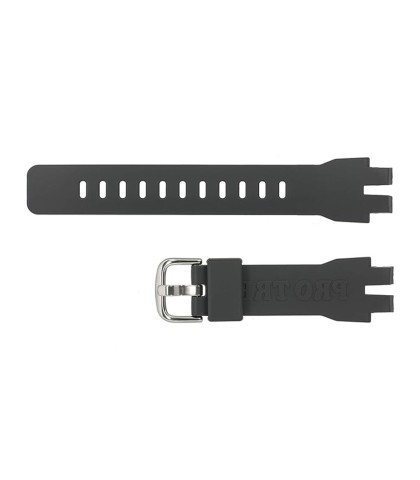 Силиконова каишка Casio в тъмен сив цвят 16 мм за PRG-330-1A