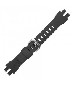 Casio 10570856 dark grey silicone watch strap 16 mm PRG-330-1A