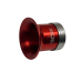 Horotec MSA 00.031-3 eyeglass loupe in aluminium anodised red with screwed ring x3.5
