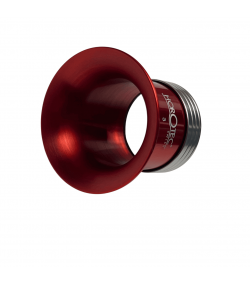 Horotec MSA 00.031-3 eyeglass loupe in aluminium anodised red with screwed ring x3.5