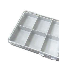 Bergeon 6089-10 Transparent Plastic Box for Watch Parts – 10 Divisions