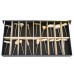 Bergeon 2686 assortment of 18 small brushes for polishing