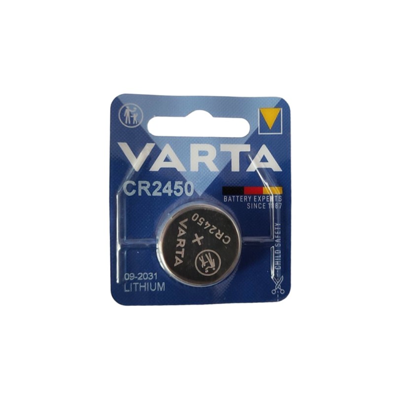 VARTA CR2450 литиева батерия тип таблетка VARTA CR2450 литиева батерия тип таблетка