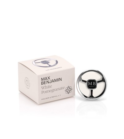 Max Benjamin White Pomegranete car fragrance dispenser