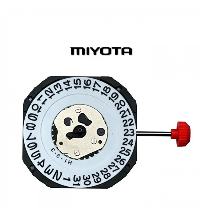 Кварцов механизъм Miyota 2315 SC-D(3) 11 1/2 с навивен стебло и батерия