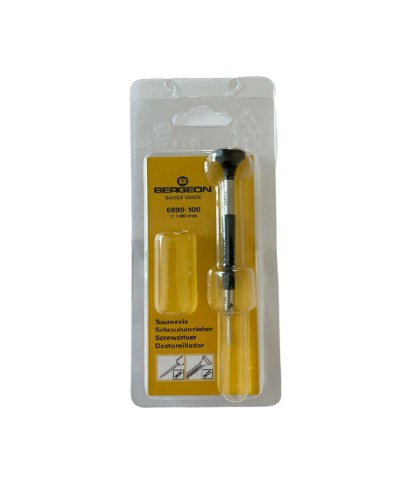 Bergeon 6899-100 ergonomic screwdriver 1.00mm black