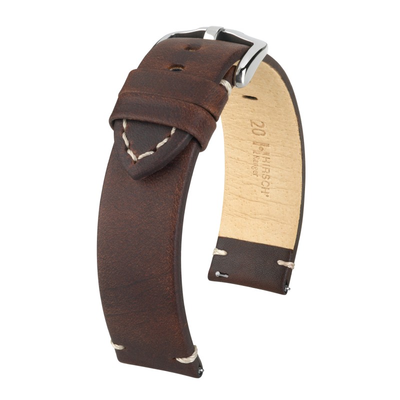 Кожена каишка за часовник Hirsch Ranger 20 мм, размер L Кожена каишка за часовник Hirsch Ranger 20 мм, размер L