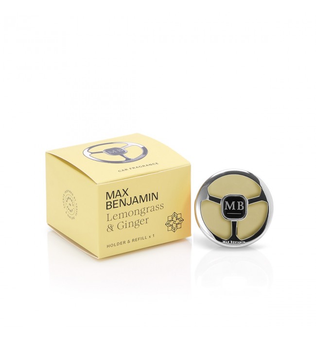 Luxury Car Fragrance Lemongrass & Ginger Max Benjamin
