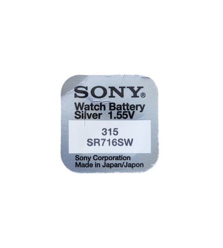 Sony 315 batteries for quartz watch ...