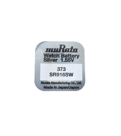 Sony/Murata 373 SR68 SR916SW quartz watches battery silver oxide 1.55 volts 1x