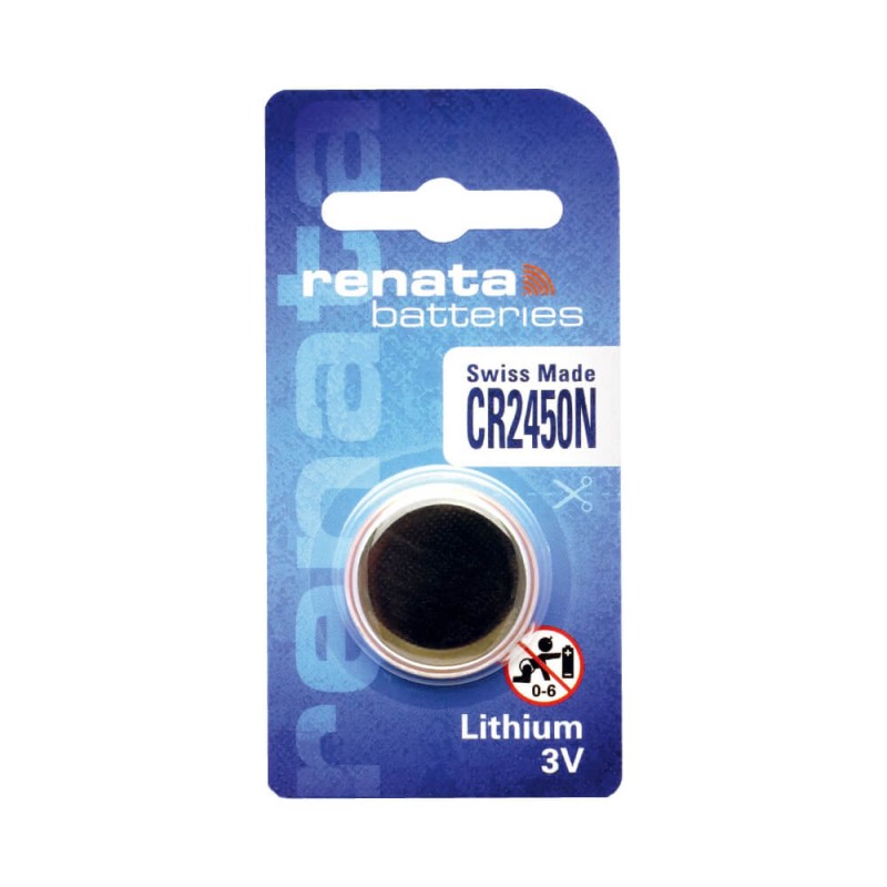 Литиева монетна батерия Renata CR2450N 3V Литиева монетна батерия Renata CR2450N 3V