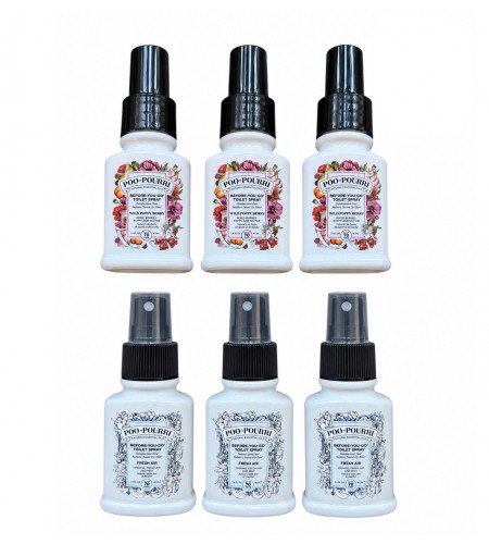 Poo-Pourri pack of 6 mix Toilet Spr ...