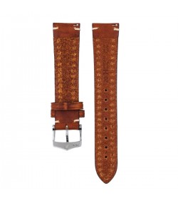Hirsch Liberty Artisan L brown calf leather watch strap 24 mm 10900270-2-24
