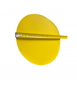 Lapping film 3M ILF 266X, Ø 203 mm, grain 12 µm, yellow, self-adhesive