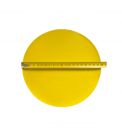 Lapping film 3M ILF 266X, Ø 203 mm, grain 12 µm, yellow, self-adhesive
